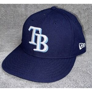 New Era MLB Tampa Bay Rays Baseball 59FIFTY Fitted Cap‎ Size 7